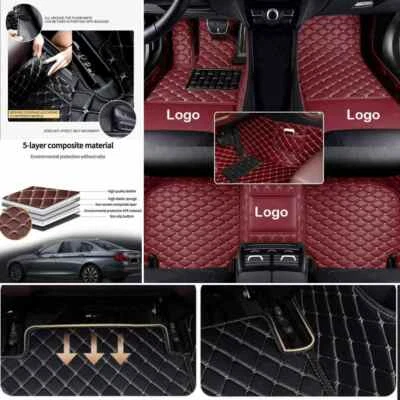 Fit Land Rover LR2 LR3 LR4 All Weather Car Floor Mats Waterproof Carpets Custom Foto 1 de 4