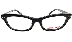 Nuevo marco de gafas para mujer Mikli by Alain Mikli ML1271 ojo de gato negro 52 mm - Imagen 1 de 9
