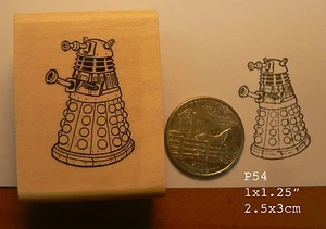 Dalek robot rubber stamp P54 - Picture 1 of 2