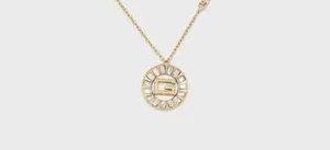 Collana donna Guess acciaio dorato "Guess Iconic" JUBN03011JWYG - Foto 1 di 5
