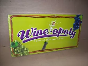 Wineopoly commerce game Late for the Sky Monopoly FACTORY SEALED - Picture 1 of 2