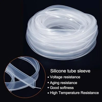 Silicone Tube Sleeve Flexible IP67 Waterproof Protect Cover For 8mm LED Strip - Image 1 of 4