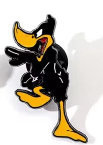 Classic WB Cartoon characters enamel pin - Daffy Duck #4 - Au Stock Free AU Post - Picture 1 of 1