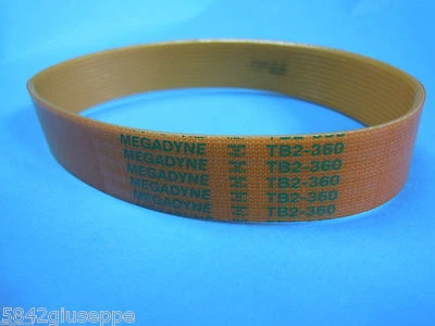 CINGHIA per AFFETTATRICE TB2 360 MEGADYNE di Ricambio 8 Nervature ricambi h 16 m