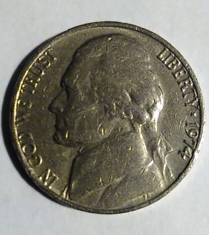 1974 Jefferson Nickel - NMM Cover