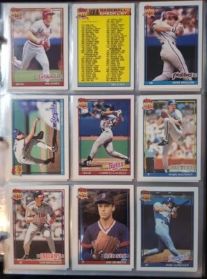 1991 Topps base cards 251-500 Pick from drop down list - Image 1 of 4