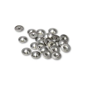 Aluminum Insulation Dome Caps, 12 Gauge, 200/Bag - Picture 1 of 2