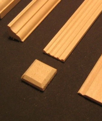 Window Door trim Fashion Dollhouse 1/8 &1/6 scale MW0831 4pc 22" long - Image 1 of 2