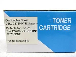 Premium Compatible CDC3760HM Toner Dell C3760 C3760DN C3760N C3765 - Magenta - Picture 1 of 3