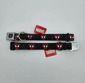 Buckle Down Marvel Spiderman Car Seat Belt Buckle Dog Collar - Picture 1 of 2