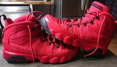 Zapatillas Jordan 9 Retro Grade School Chile Rojo 302359-600 Talla 6Y Foto 1 de 4