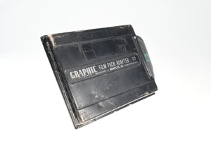Graphic Film Pack Adapter 4x5 by Graflex cat no. 1234 #G354 - Foto 1 di 6