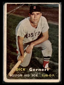 1957 Topps #202 Dick Gernert VG/PR Low Grade - Set Break! - Bild 1 von 2