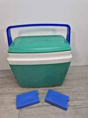 VINTAGE THERMOSKANNE KÜHLBOX KÜHLBOX PICKNICK CAMPING STRAND ANGELN FESTIVAL RETRO  - Bild 1 von 4