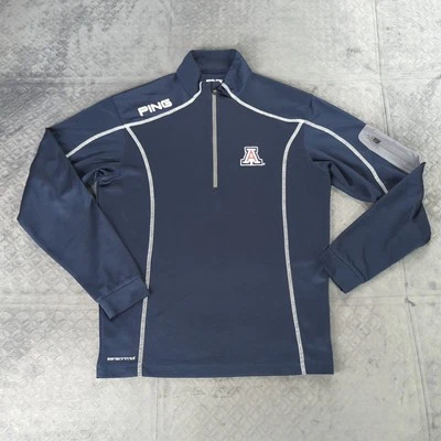 Arizona Wildcats Sweatshirt Golf PING Pullover 1/4 Zip Long Sleeve Men Small - Image 1 of 4