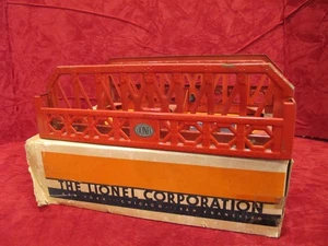 Lionel Postwar #270 Red Single Span Bridge w/ Original Box - Picture 1 of 14