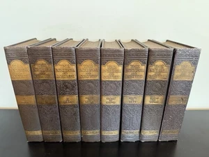 Times Encyclopedia and Gazetteer Volumes 1-9 (Printed in USA 1928) Hardcover - Picture 1 of 12