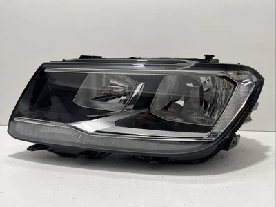 VW TIGUAN PASSENGER SIDE LEFT HALOGEN HEADLIGHT 2017 2018 5NM941005 - Image 1 of 4