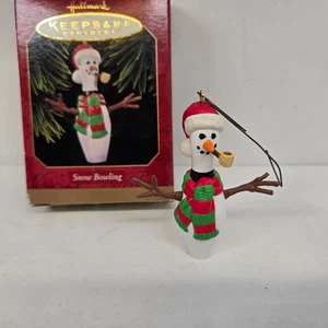 Hallmark Keepsake Snow Bowling Schneemann Bowling Pin 1997 - Bild 1 von 8