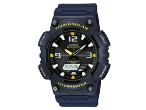 Reloj solar Casio para hombre con correa de resina azul esfera negra doble hora AQ-S810W-2AVEF - Imagen 1 de 1