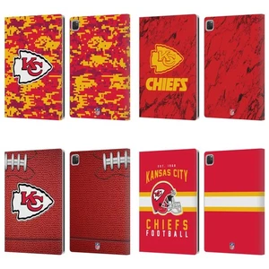 OFFICIAL NFL KANSAS CITY CHIEFS GRAPHICS LEATHER BOOK WALLET CASE FOR APPLE iPAD - Picture 1 of 10
