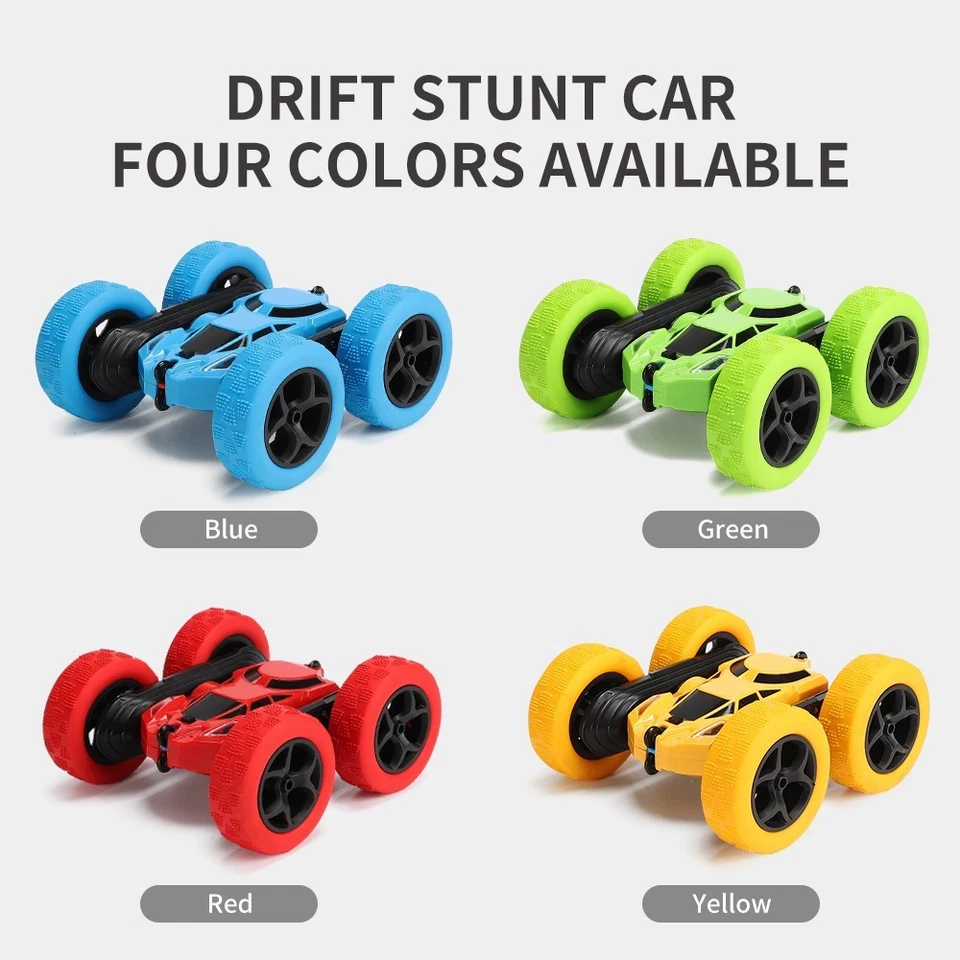 RC Car 4WD 2.4GHz Stunt Car 360° Flip Toy Off Road Drift RC Car for Boys Girls - Image 1 of 4