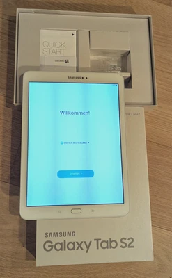 Samsung Galaxy Tab S2 SM-T813N Tablet Weiß 24,6cm 9,7" 32GB WiFi AMOLED - Bild 1 von 4