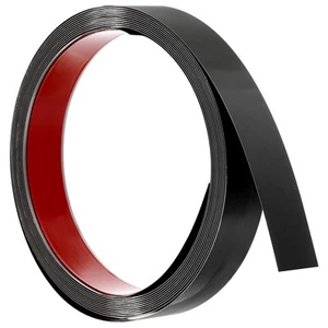 Stainless Steel Mirror-Like Wall Trim Molding, 16.4 Ft x 0.98 In, Black - Picture 1 of 6