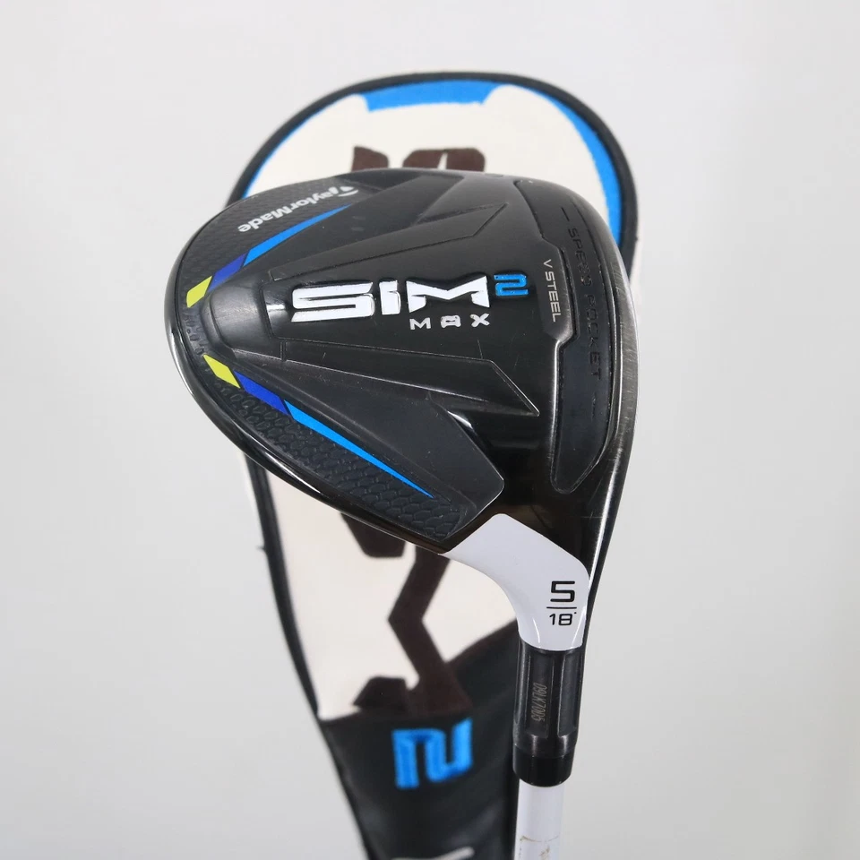 TaylorMade SIM2 Max 5 madeira Fairway 18 graus grafite NV 45L feminino destro C-154082 - Imagem 1 de 4