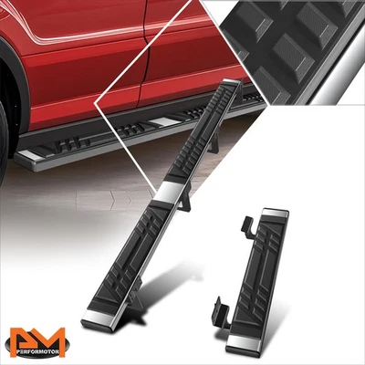 For 15-24 Ford Transit 150 250 350 6.5" Side Step Pads Nerf Bar Running Boards - Image 1 of 4