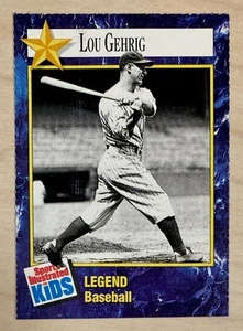 LOU GEHRIG - 1992 Sports Illustrated for Kids #108 - NEW YORK YANKEES - Picture 1 of 2