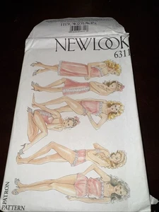 Vintage New Look 6311 Camisole Teddy Panties Lingerie Pattern Size 8-18 Uncut - Picture 1 of 10