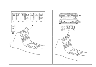 Interruptor original Mercedes-Benz 202-820-82-10 Foto 1 de 2