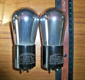 2 Strong Matched CUNNINGHAM C-301-A BALLOON Tubes - Picture 1 of 5