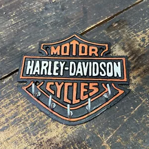 Harley Davidson Cast Iron Key Rack Repro 512105 - Picture 1 of 5