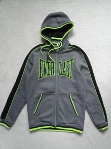 Everlast Mens Hoodie Full Zip Grey Activ Embroided Logo Size S - Picture 1 of 11