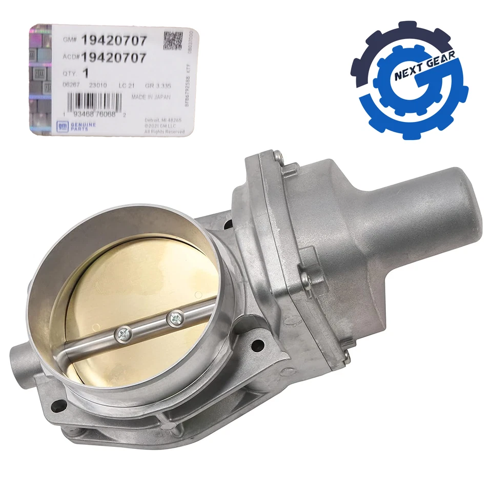 New OEM GM Throttle Body for 2009-2017 Chevy Corvette Camaro Caprice 19420707 - Image 1 of 3