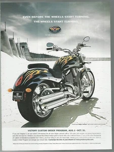 2005 VICTORY VEGAS JACKPOT motorcycle advertisement, Victory print ad - Imagen 1 de 3