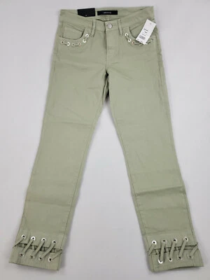 J BRAND women pants mid rise crop skinny JB001997 Gibson green olive 25 $248 - Image 1 of 4