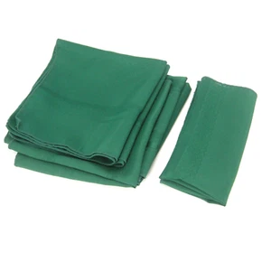 Bardwil Linens 17" Square Elegant Green 100% Polyester Set of 8 Dinner Napkins - Picture 1 of 5