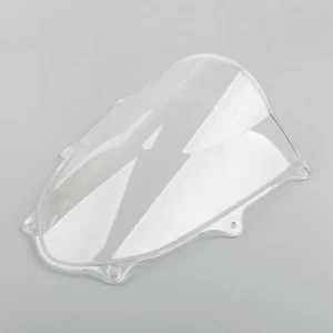Clear Double Bubble Windshield Windscreen for Suzuki GSXR1000 2017 19 2020 2021 - Picture 1 of 2
