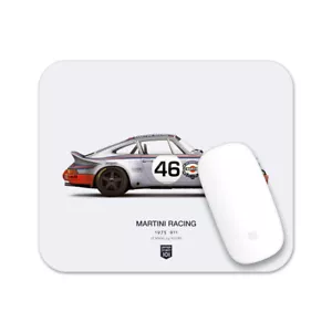 1973 Martini Racing Porsche (Le Mans 24 Hours) illustration Mouse Pad - Picture 1 of 3