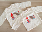 Baby Girl 0-3 months Mothercare 2 Identical Twin Best Friends Long Sleeve Tops