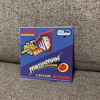 MegaMan NT Warrior Promo Disc Kids WB Capcom GameBoy Advance White Version New - Image 1 of 4