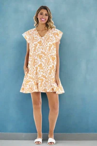 Betty Basics Maree Linen Dress in Paisley - Picture 1 of 8