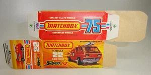 Matchbox Superfast 22C Blaze Buster scatola vuota originale "K" variante - Foto 1 di 3