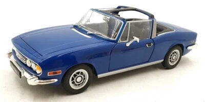 Jadi 1/18 Scale Diecast DC141124R - Triumph Stag - Blue - Image 1 of 4