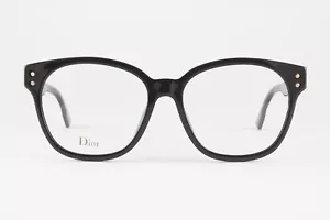 Raras Auténticas Gafas Christian Dior DiorCD1F 807 53 mm Marcos Negros Italia - Imagen 1 de 5