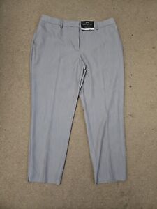 BNWT Dorothy Perkins Grey Petite Ankle Grazer Trousers Size 12