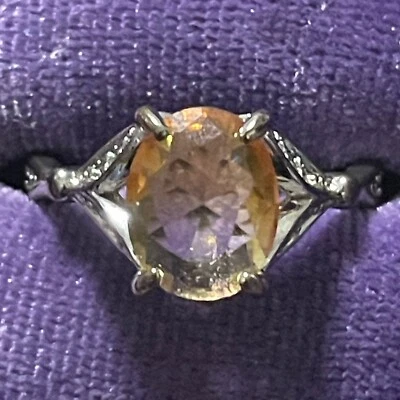 Bomb Party RBP Melocotón Ombre Cristal Talla 7 Nuevo sin Etiquetas Foto 1 de 3